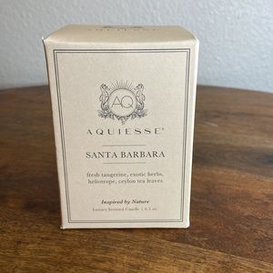 New Aquiesse Santa Barbara Luxury 6.5 oz Candle